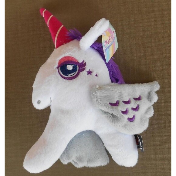 Gund Sparkle Hunters White Unicorn Horse Plush Stuffed Animal NWTs - Picture 2 of 4